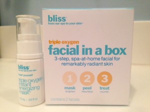 Bliss Triple Oxygen Facial In a Box Review