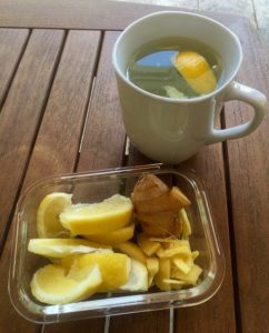 Lemon detox tea
