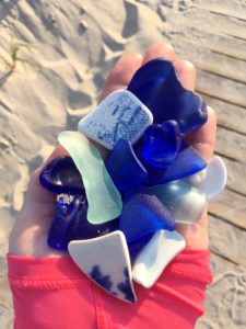 blue cobalt sea glass