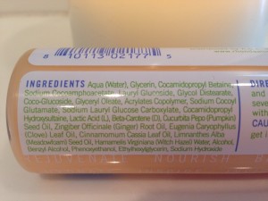 Rhonda Allison Pumpkin Cleanser Ingredients