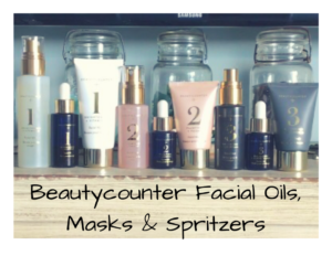 beautycounter oils and masks