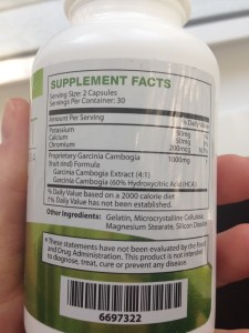 HCA Fit Ingredients