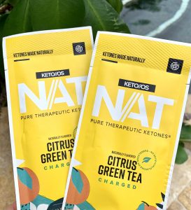citrus green tea samples