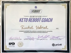 Keto Reboot Coach Rachel Vrabel