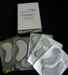 eye secrets collagen and Q10 anti-wrinkle eye gel patches